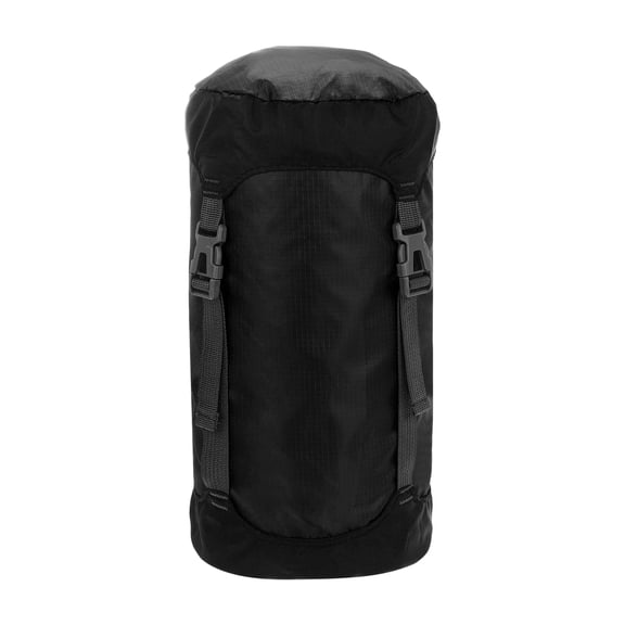 Uxcell Compression Sack, Ultralight Sleeping Bag Stuff Water-Resistant Durable Storage Sacks for Space Saving Gear 11L & Black -Fit for (Camping/Hiking/Backpacking Trip/Travel)