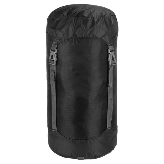 Uxcell Compression Stuff Sack, 15L M Size Waterproof Sleeping Bag, Black