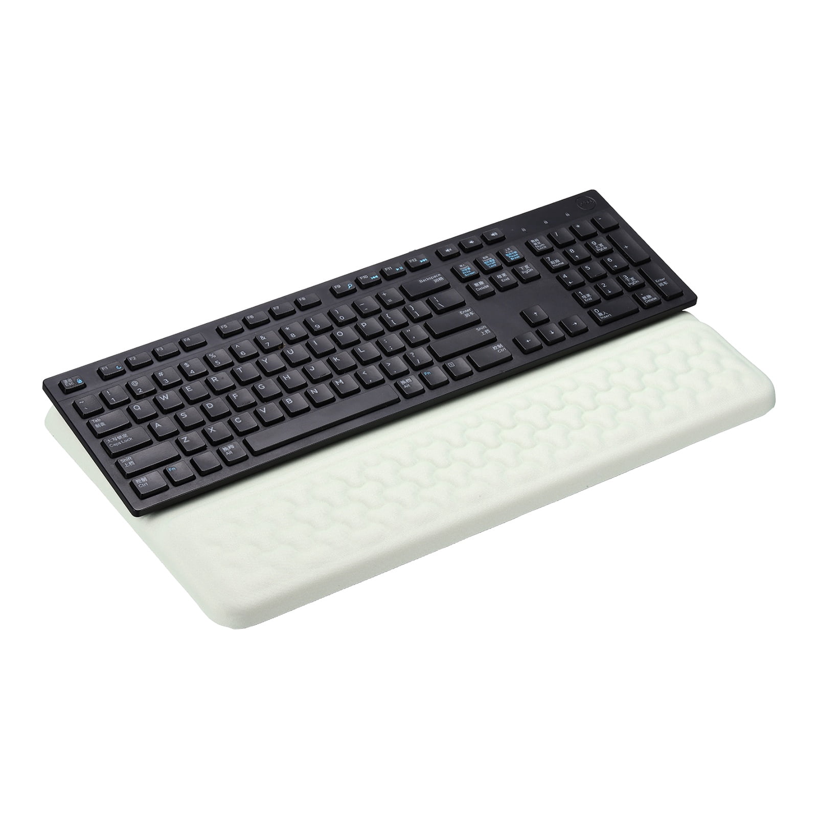 Uxcell Computer Keyboard Stand with Wrist Rest, Computer Wrist Support Pad, Keyboard Stand Riser Holder Pad for Office Desk Gaming Home, Green