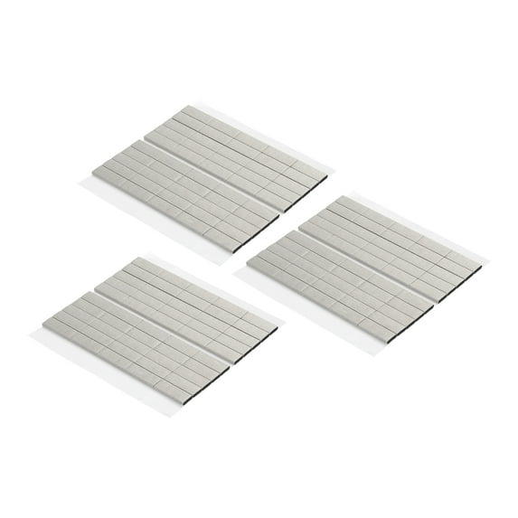 Uxcell Conductive Cloth Sponge Foam High Shielding Fabric Foam with Adhesive Backing Sticky Strip 25x10x3mm Pack of 150