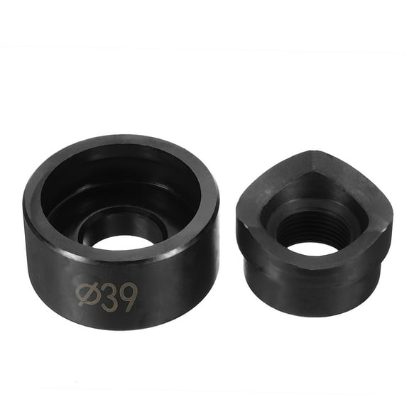 Uxcell Conduit Punch and Die 39mm Chrome Steel Knockout Punch Conduit Hole Cutter Set