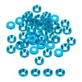thumbnail image 1 of Uxcell Cone Cup Countersunk Washers Anodized Aluminum Gaskets for Screw RC Light Blue M4 50 Pcs, 1 of 6