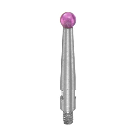 Uxcell Contact Point for Dial Test Indicator, 2mm Diameter Ball Tip M1.4x0.3 Thread 0.58" Length