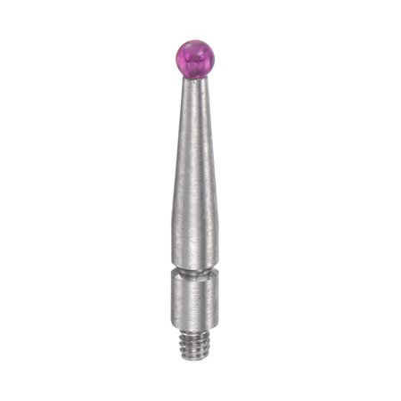 Uxcell Contact Point for Dial Test Indicator, 2mm Diameter Ball Tip M1.6x0.35 Thread 0.68" Length