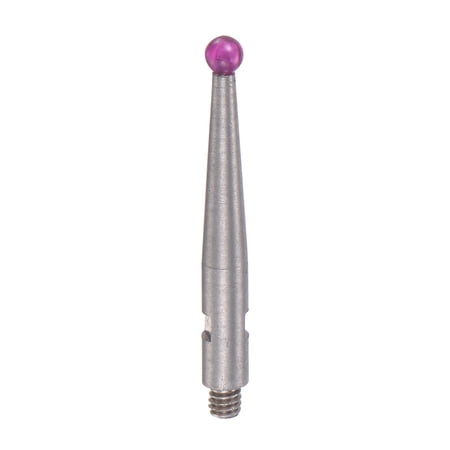 Uxcell Contact Point for Dial Test Indicator, 2mm Diameter Ball Tip M1.8x0.35 Thread 1.75" Length