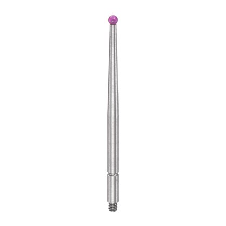 Uxcell Contact Point for Dial Test Indicator, 2mm Diameter Ball Tip M2.0x0.4 Thread 1.75" Length