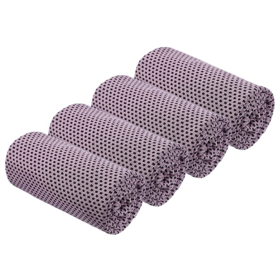 Uxcell Cooling Towel for Neck and Face Soft Breathable Towel for Sports and Outdoor Activities Pink