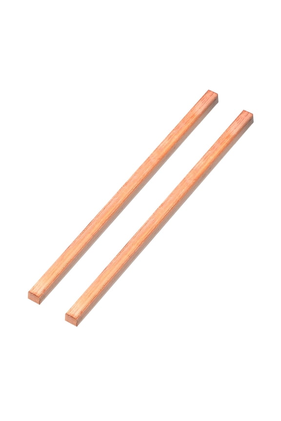 Copper Bar, 1/5"x0.2"x3.9" Pure Copper Strip for Craft Science Class, 2 Pcs