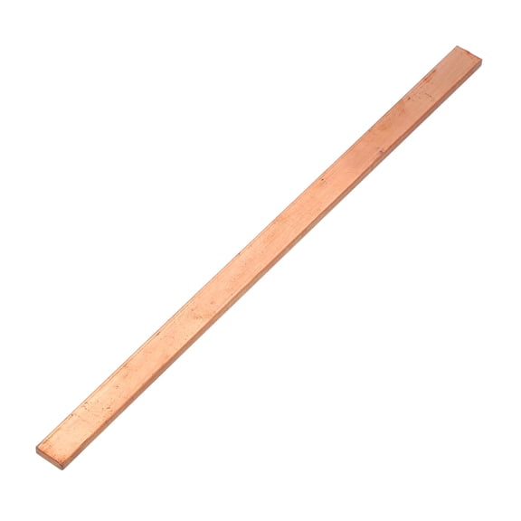 Uxcell Copper Bar, 1/5"x0.59"x11.8" Pure Copper Strip for Craft Science Class, 1 Pcs