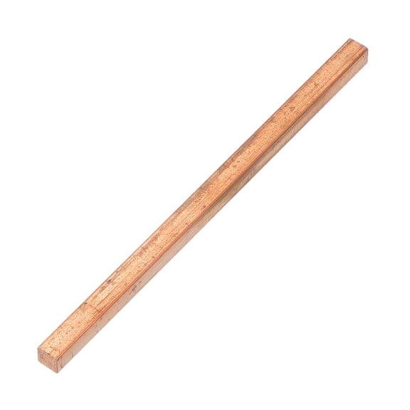 Uxcell Copper Bar, 2/5"x0.39"x7.9" Pure Copper Strip for Craft Science Class, 1 Pcs