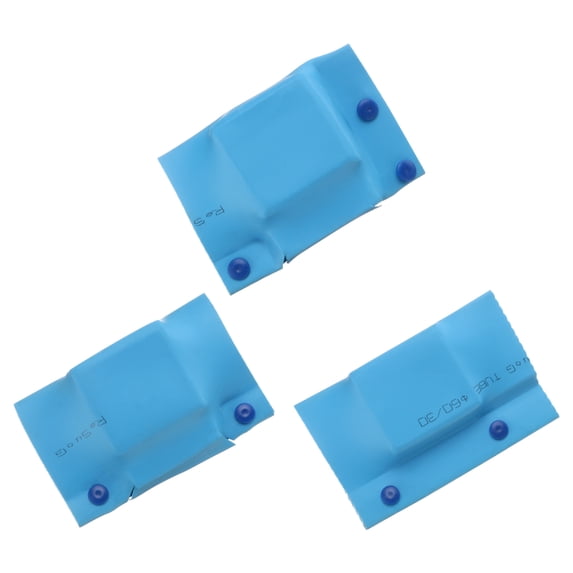 Uxcell Copper Bus Bar Junction Heat Shrink Case, 1KV, L/I/T Style, Blue, for 40x4 Copper Bus Bar Connect, 1Set(3Pcs)