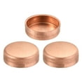 thumbnail image 1 of Uxcell Copper End Cap Pipe Fitting Sweat Plug Connection for Water Plumbing 19mm, 1 of 6