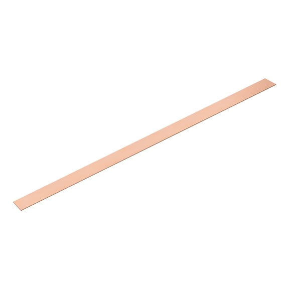 Uxcell Copper Flat Bar, 0.04" Thickness x 0.98" Width x 15.75" Length Copper Bar Stock
