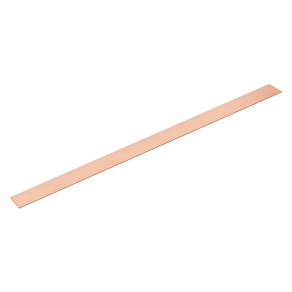 Uxcell Copper Flat Bar, 0.04" Thickness x 1.18" Width x 15.75" Length Copper Bar Stock