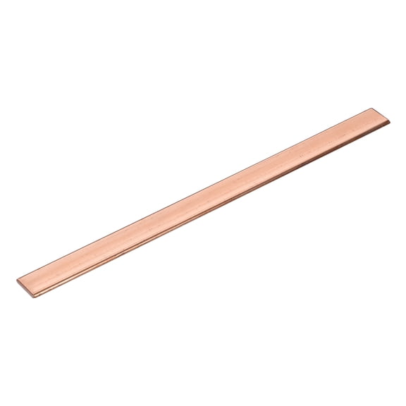 Uxcell Copper Flat Bar, 0.08" Thickness x 0.59" Width x 7.87" Length Copper Bar Stock