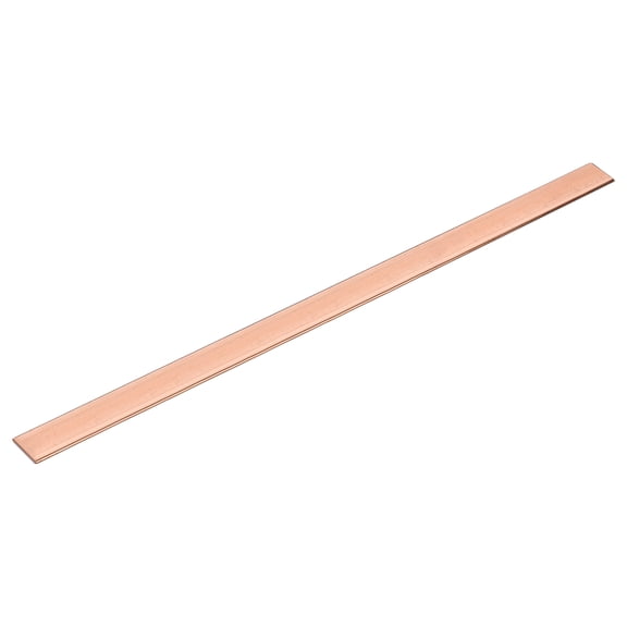Uxcell Copper Flat Bar, 0.08" Thickness x 0.98" Width x 15.75" Length Copper Bar Stock