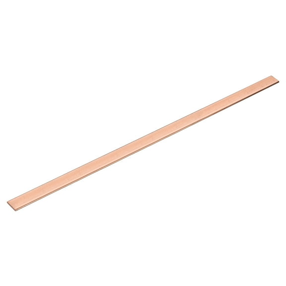 Uxcell Copper Flat Bar, 0.12" Thickness x 0.79" Width x 15.75" Length Copper Bar Stock