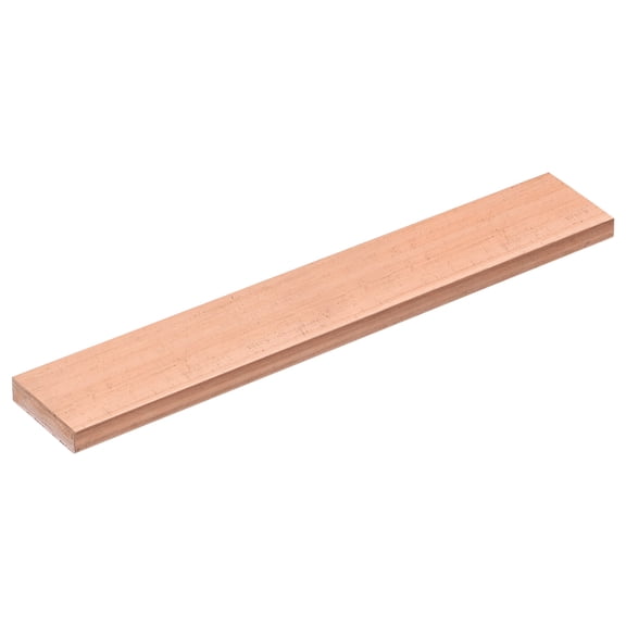 Uxcell Copper Flat Bar, 0.24" Thickness x 0.98" Width x 5.91" Length Copper Bar Stock