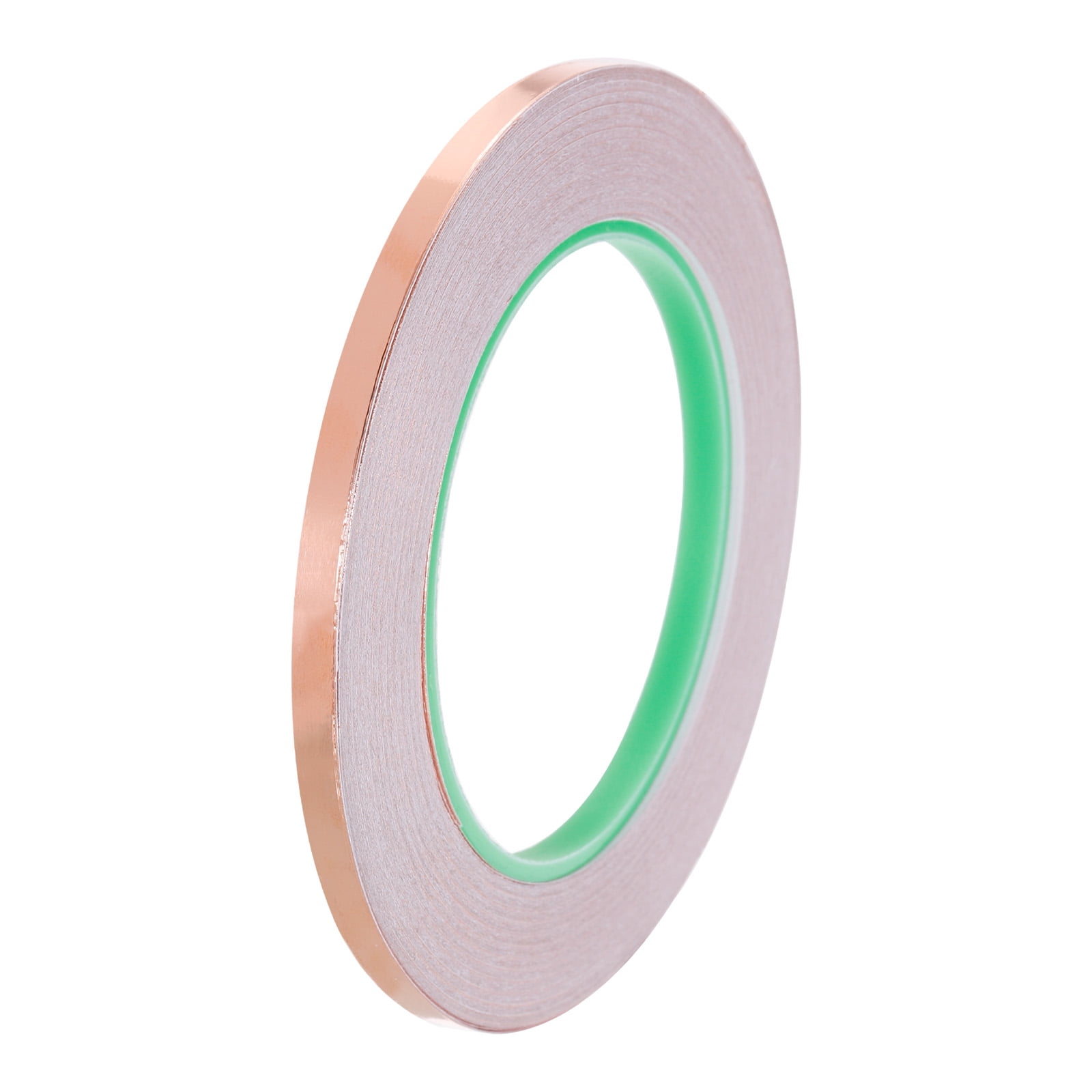Uxcell Double Side Conductive Tape Copper Foil Tape 0.31 inch x 65.6ft for EMI Shielding 2 Pcs, Bronze