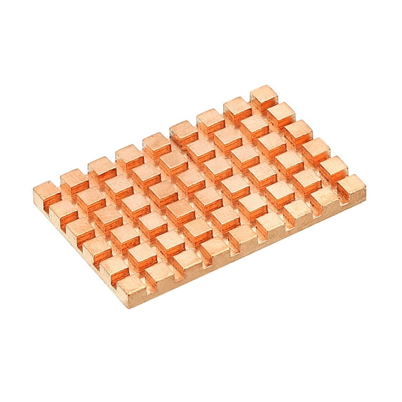 Uxcell Copper Heatsink with Conductive Adhesive for Solid SSD Cooler 40x26x3mm