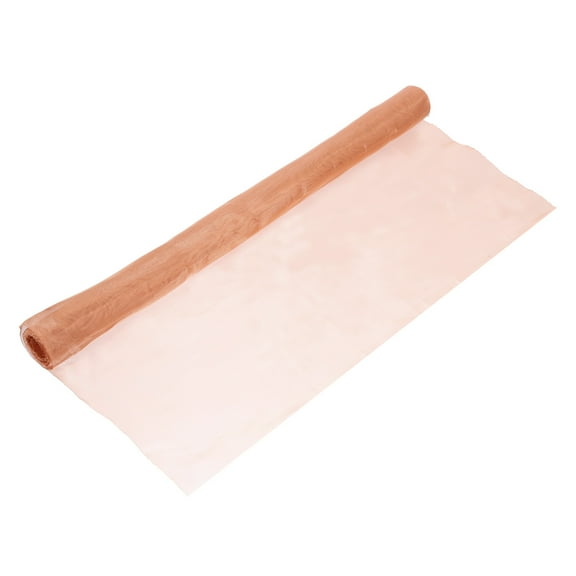 Uxcell Copper Mesh, 47.2" x 15.7" 100 Mesh Pure Copper Wire Mesh Dense Filter Screen Mesh for Hole Blocking Gardening Sealing Distilling