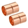 thumbnail image 1 of Uxcell Copper Pipe, Coupling, Straight, Connecting Adapter for Plumbing 12.7mm, 1 of 5