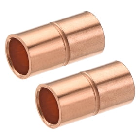 Uxcell Copper Pipe Straight Connecting Adapter for Plumbing 6.35mm