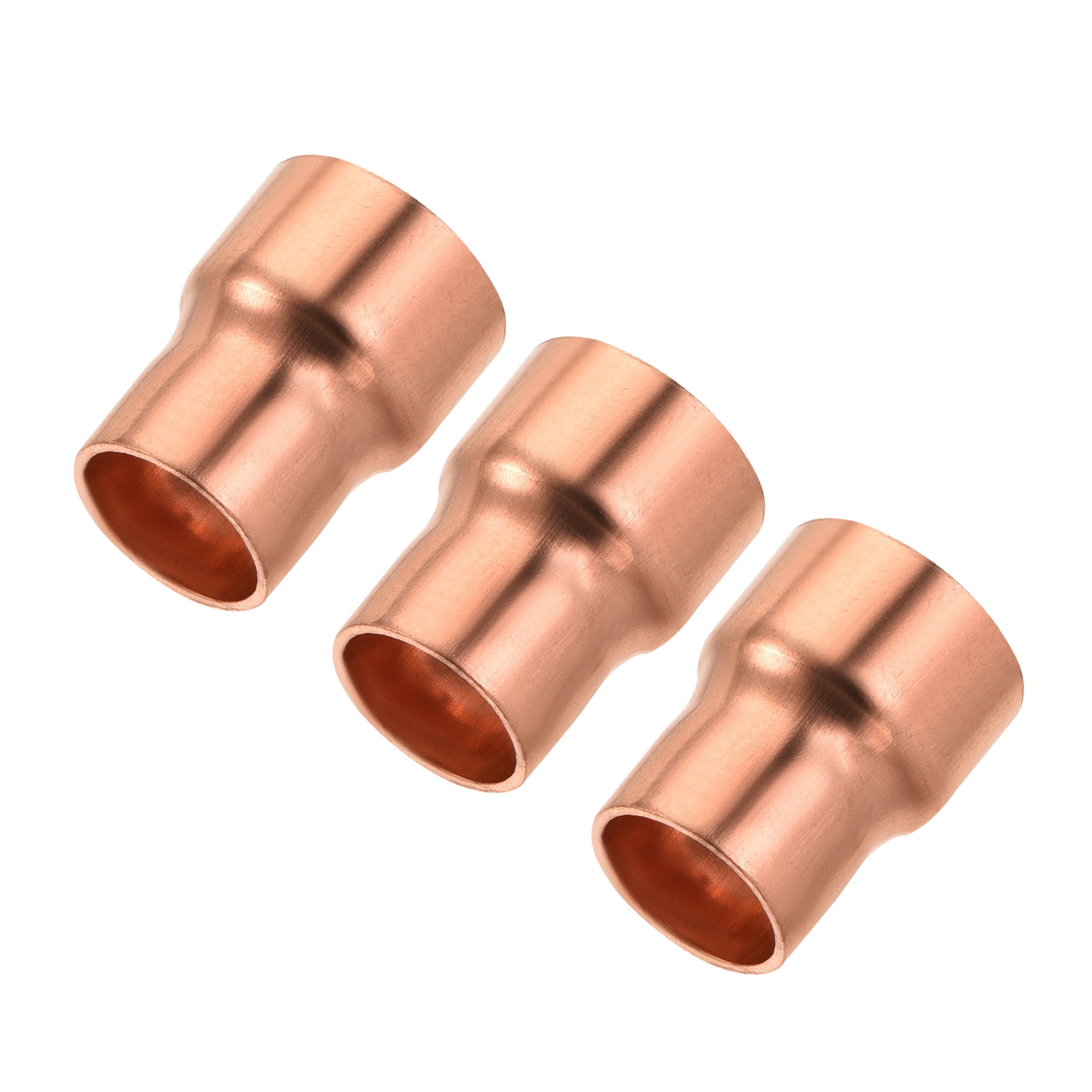 Uxcell Copper Reducing Coupling Fitting Straight with Sweat End, for ...