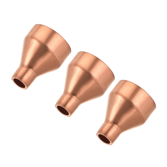 Uxcell Copper Reducing Coupling Fitting Straight with Sweat End, for Refrigeration Adapter 1/4 x 3/4 inch