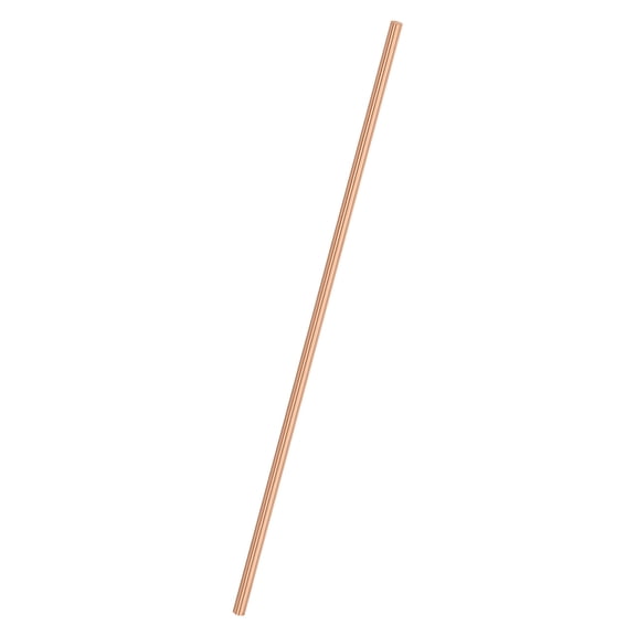 Uxcell Copper Round Rod 4mm x 200mm T2 Copper Stock