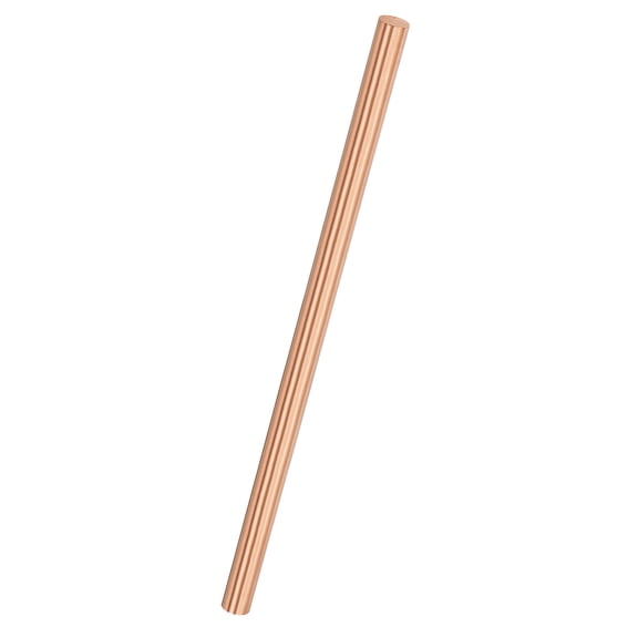 Uxcell Copper Round Rod 5mm x 100mm T2 Copper Stock