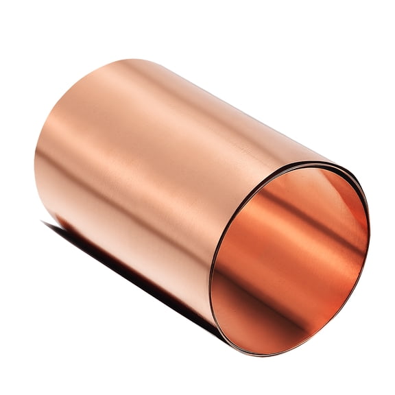 Uxcell Copper Sheet Roll Metal Foil Plates 1000mm x100mm x 0.2mm