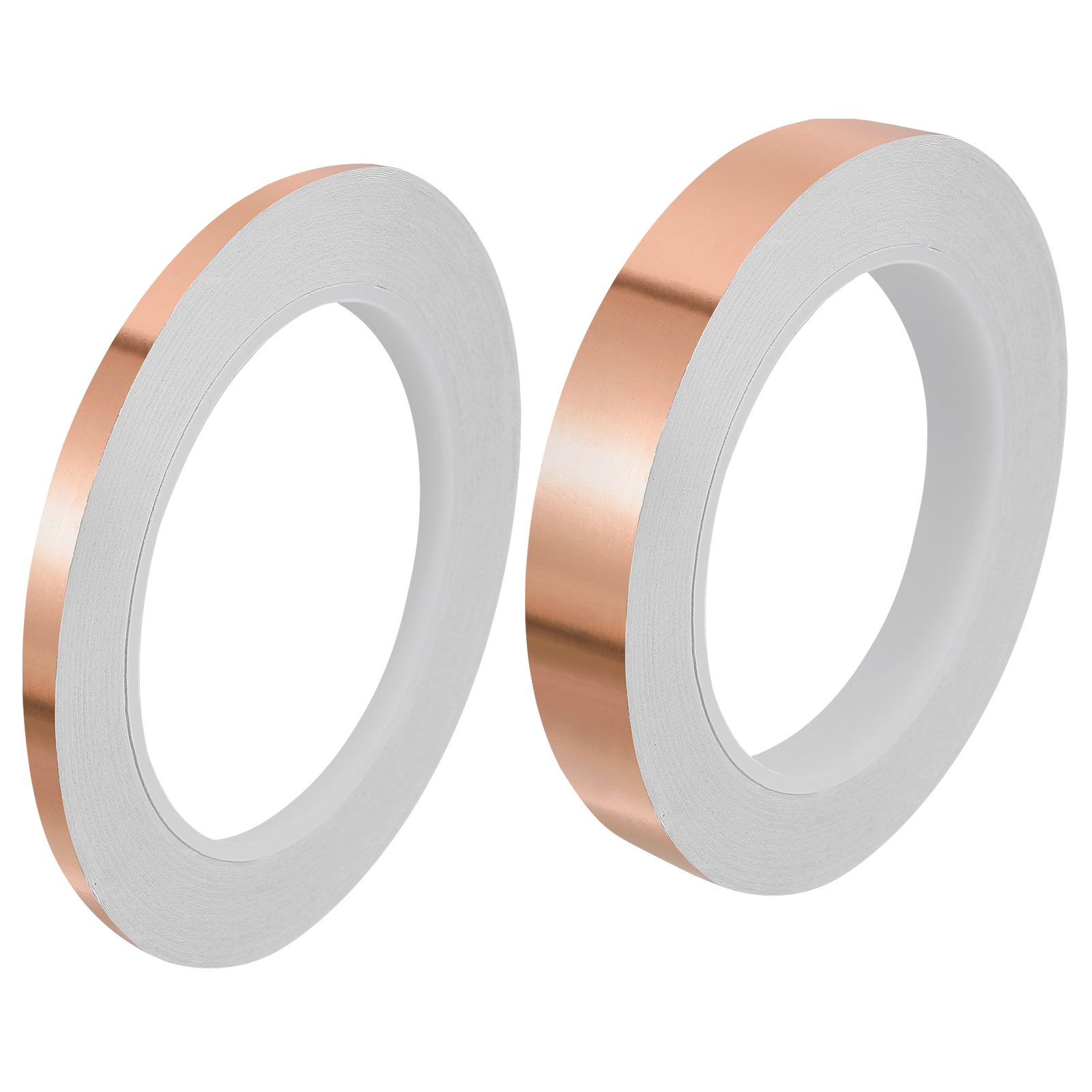 Uxcell Copper Tape 0.24 0.47 21 Yards 0.05mm Thick Copper Foil Single  Sided Conductive Adhesive EMI Shielding 1 Set