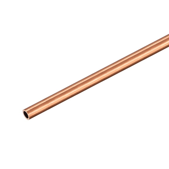 Uxcell Copper Tubing Seamless Straight Pipe Tube 5mm x 0.25mm x 300mm