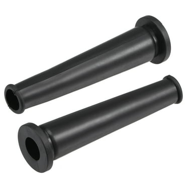 Uxcell Cord Boot Protector Cable Sleeve Rubber 69mm Length Black 5 Pack