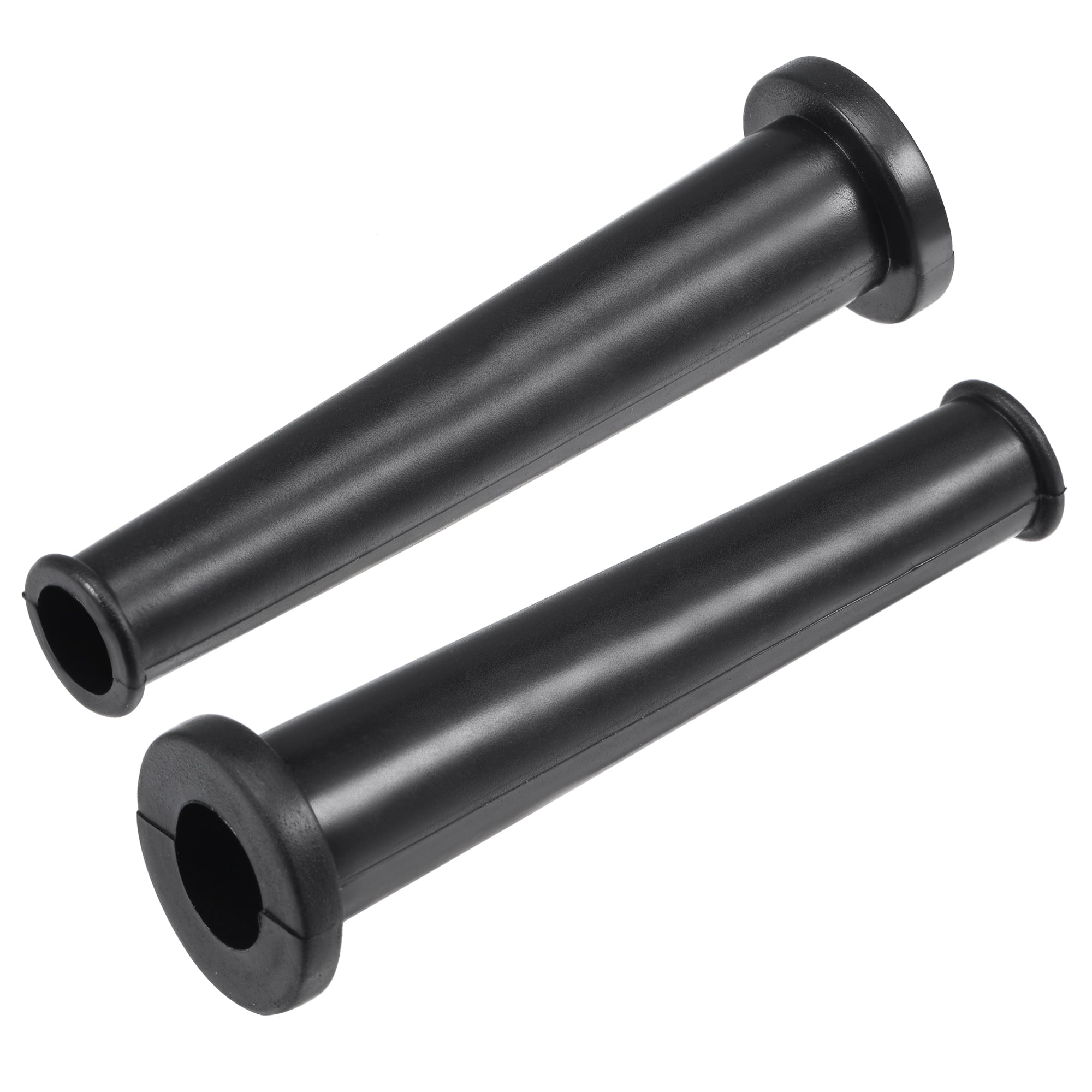 Uxcell Cord Boot Protector Cable Sleeve Rubber 80mm Length Black 2 Pack