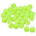 thumbnail image 1 of Uxcell Cord Locks, Round Spring Toggle Stopper for Drawstring Bag Shoelaces, Bright Green 30 Pack, 1 of 5