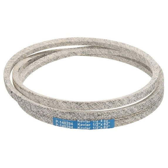 Uxcell Cord Mower Deck Belt 1/2" x 82" Aramid Replacement Cord Deck Drive Belt for 140294 532140294 24103 531300768, Gray