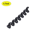 thumbnail image 1 of Uxcell Cord Organizer Black Wire Management for Camera Flexible Cord Keeper Lightweight Spiral Holders 4 Pack, 1 of 5