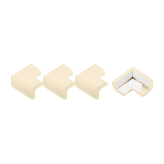 Uxcell Corner Guards Protectors, 12 Pack Foam Bumper L Shape, 55mm/2.16"(L) , Beige