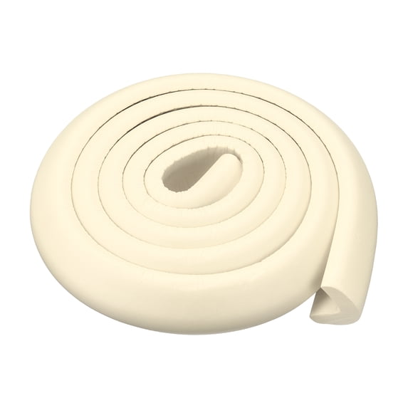 Uxcell Corner Guards Protectors 6.56ft(2M), 4 Pack Foam Bumper L Shape, Beige