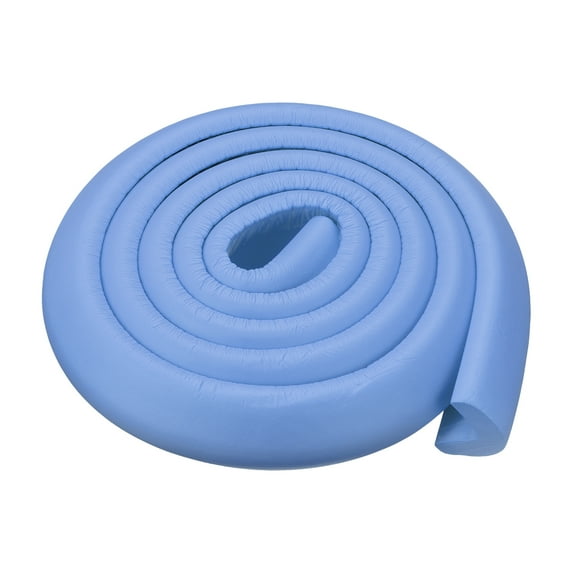 Uxcell Corner Guards Protectors 6.56ft(2M), Pack Foam Bumper L Shape, Blue