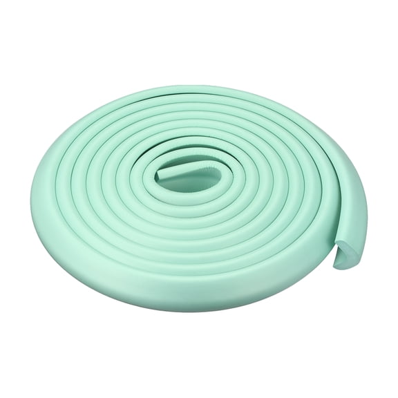 Uxcell Corner Guards Protectors 6.56ft(2M), Pack Foam Bumper L Shape, Light Green