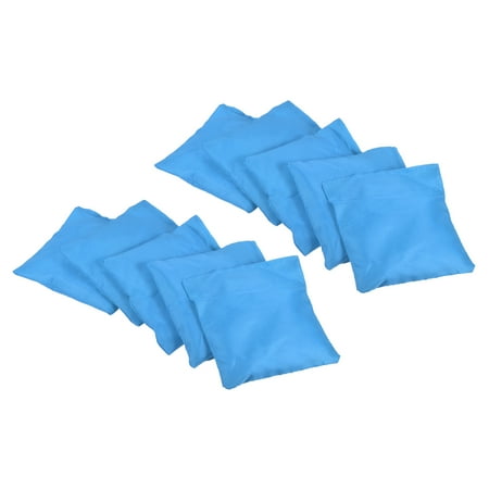 Uxcell Cornhole Bean SandBags Canvas Outdoor Party Hand Tossing Game, Blue 10 Pack