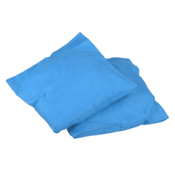 Uxcell Cornhole Bean Bags 2 Pack Canvas Sandbag for Carnival Outdoor Yard Party Hand Tossing Game Blue