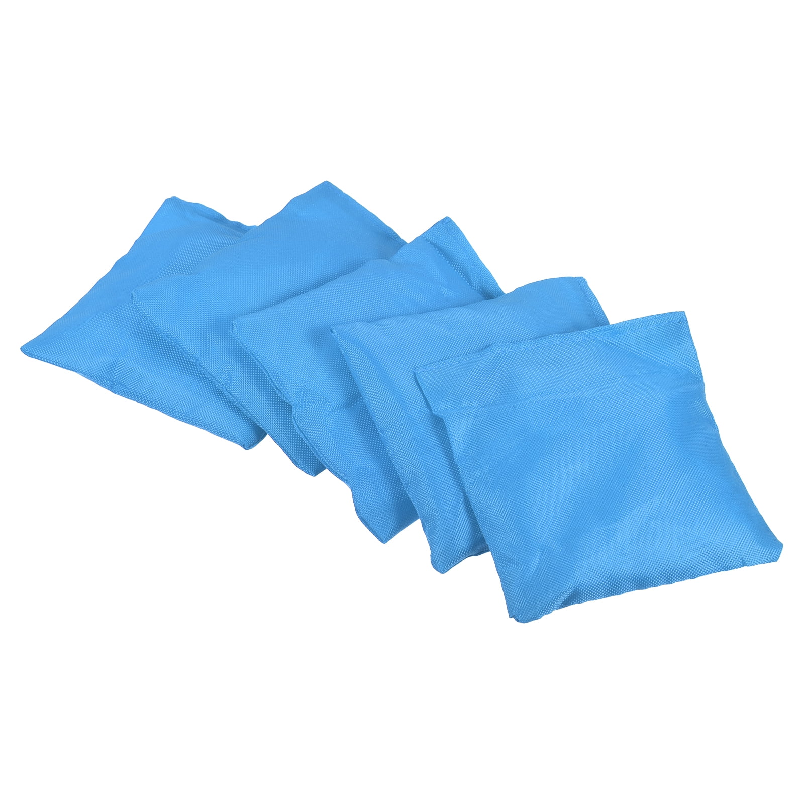 Uxcell Cornhole Bean SandBags Canvas Outdoor Party Hand Tossing Game, Blue 5 Pack