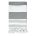 thumbnail image 1 of REGALWOVEN Cotton Beach Towels, Sand Free Quick Dry and Absorbent Swim Towel for Travel, Pool, Yoga, Sports Grey 40' x 72', 1 of 8