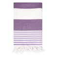 thumbnail image 1 of REGALWOVEN Cotton Beach Towels, Sand Free Quick Dry and Absorbent Swim Towel for Travel, Pool, Yoga, Sports Purple 40' x 72', 1 of 8