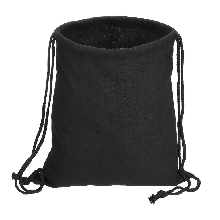 Foldable Cotton Backpack UNICEF Market | Foldable Cotton Drawstring Backpack with  main image 3