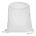 thumbnail image 1 of Uxcell Cotton Drawstring Bags Cotton Canvas Drawstring Backpack Foldable Sports Gym Bags White, 1 of 6